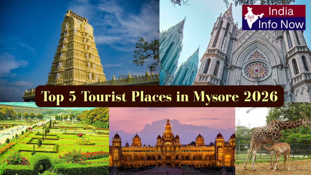 #india info now #Top 5 Tourist Places in Mysuru 2026