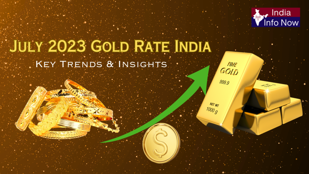 #india info now #July 2023 India Gold Rate Key Trends & Insights