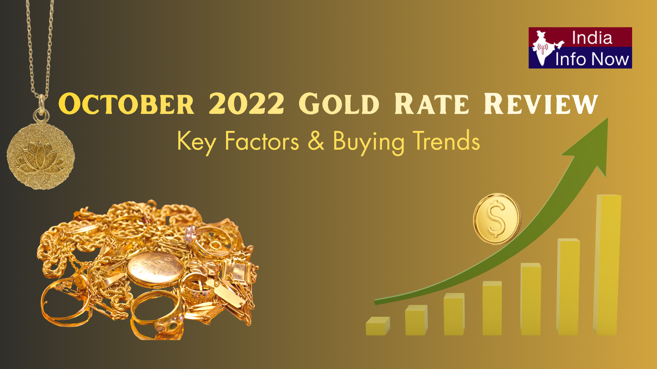 #india info noe #October 2022 Gold Rate Review Key Factors & Buying Trends