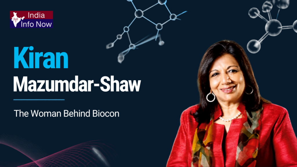 #indiainfonow #Kiran Mazumdar-Shaw The Woman Behind Biocon
