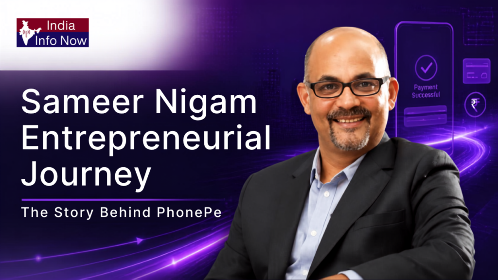#indiainfonow #Sameer Nigam Entrepreneurial Journey The Story Behind PhonePe
