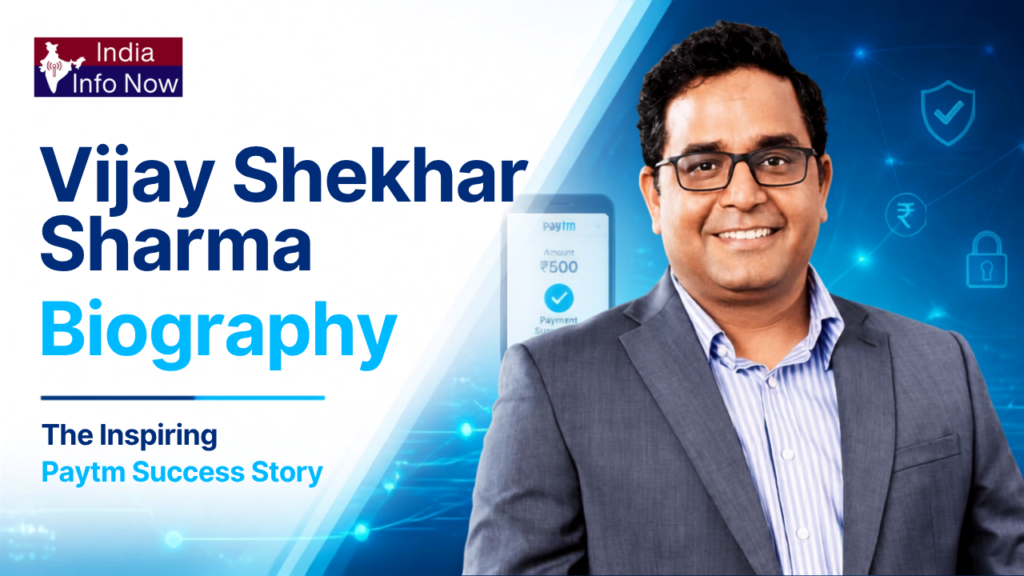 #indiainfonow #Vijay Shekhar Sharma Biography The Inspiring Paytm Success Story