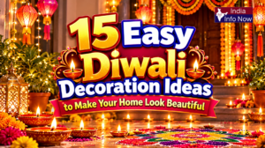 #indiainfonow #15 Easy Diwali Decoration Ideas for Home 2026