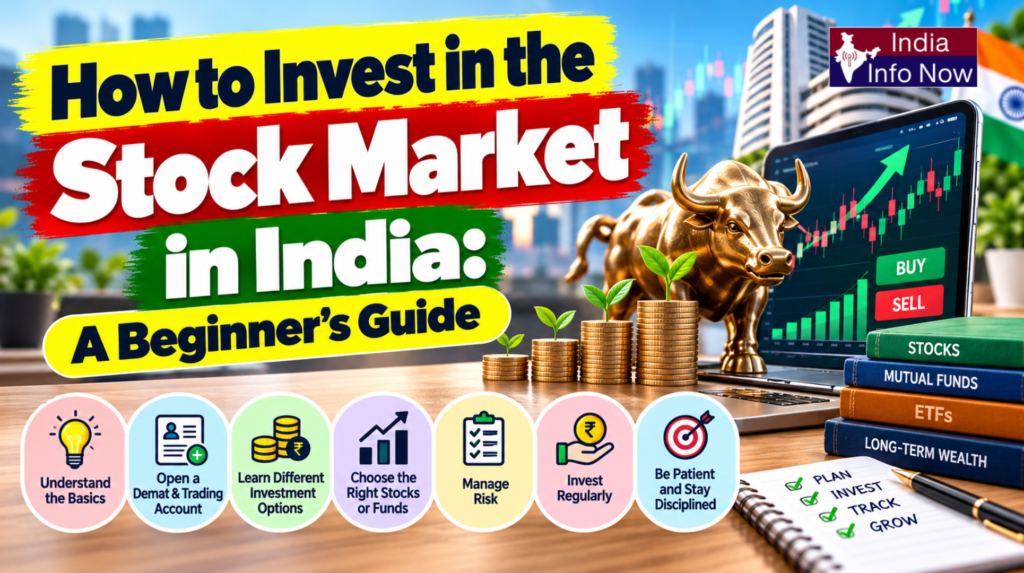 #indiainfonow #How to Invest in Stock Market in India A Beginner’s Guide