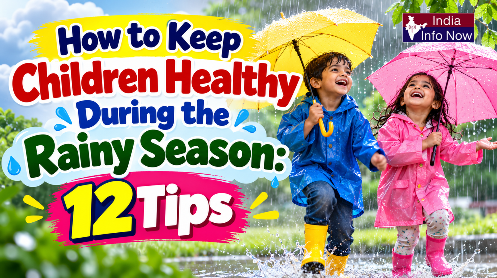 #indiainfonow #How to Keep Children Healthy During the Rainy Season 12 Tips